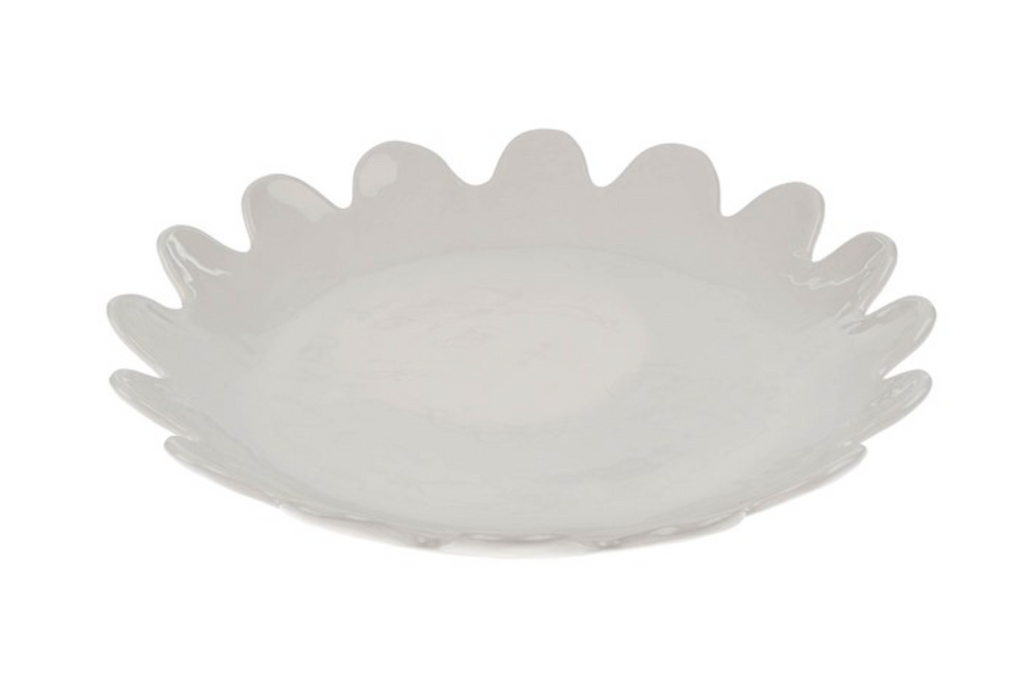 SCALLOPED SERVING PLATE