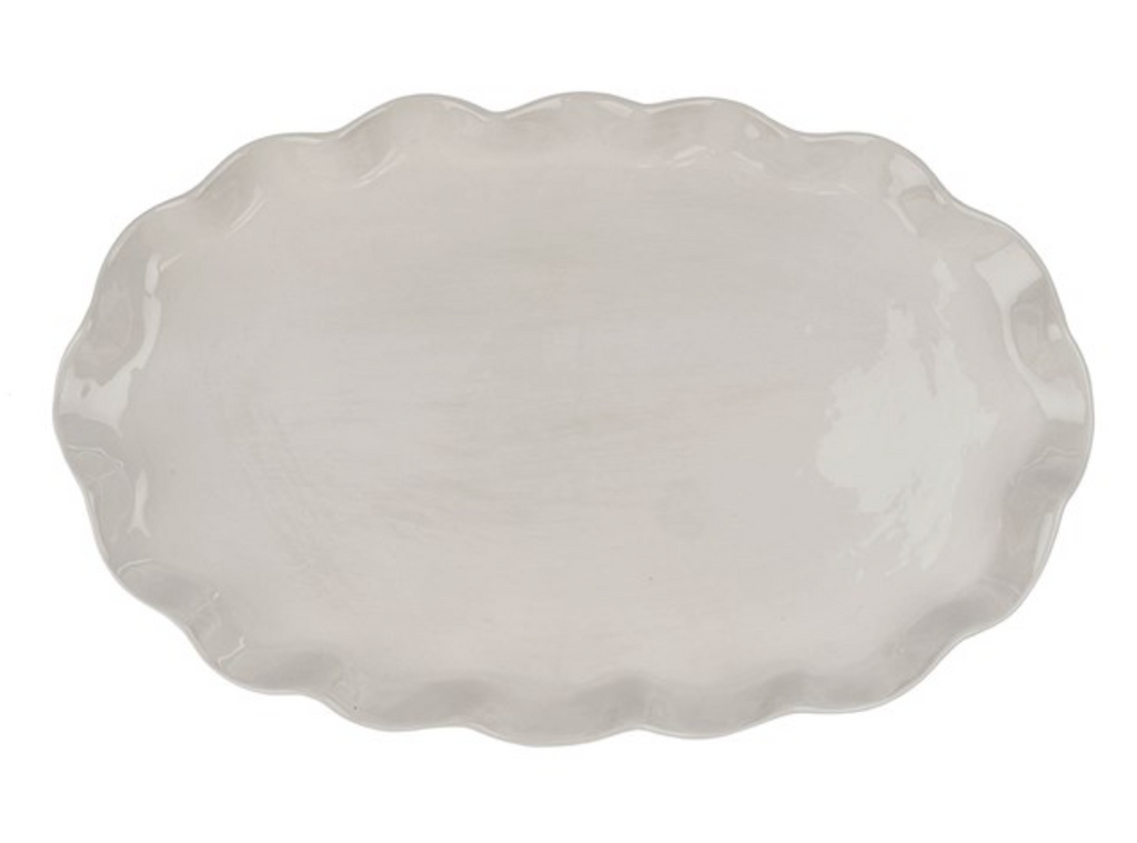 CALYPSO SCALLOPED PLATTER