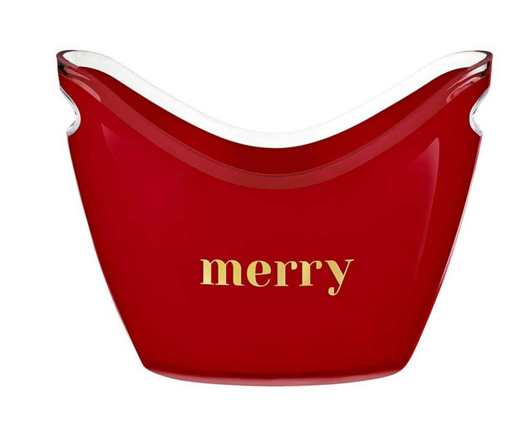 ACRYLIC BEVERAGE BUCKET-MERRY