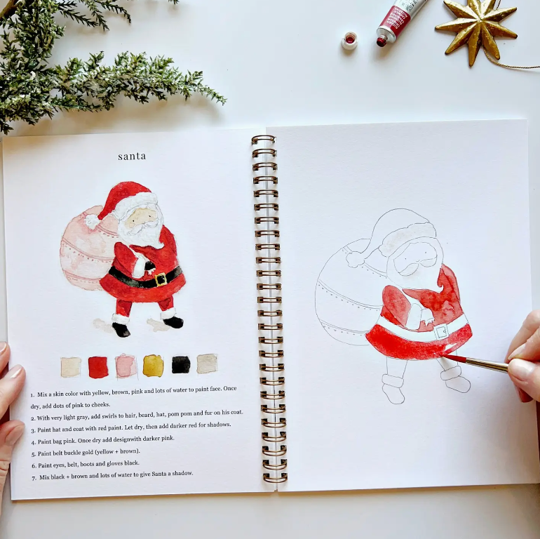 CHRISTMAS WATERCOLOR WORKBOOK