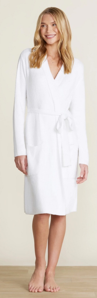 COZYCHIC LITE RIBBED ROBE-SEA SALT