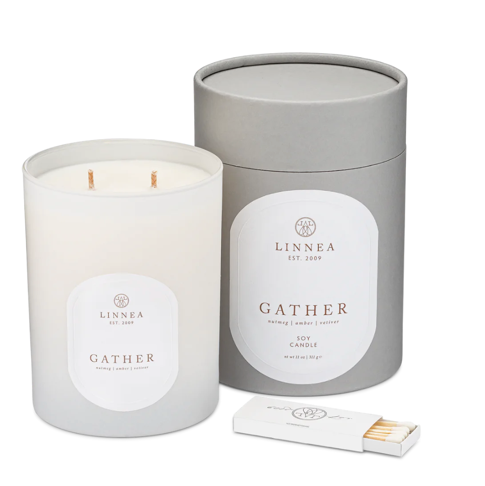 LINNEA GATHER LARGE 2-WICK CANDLE