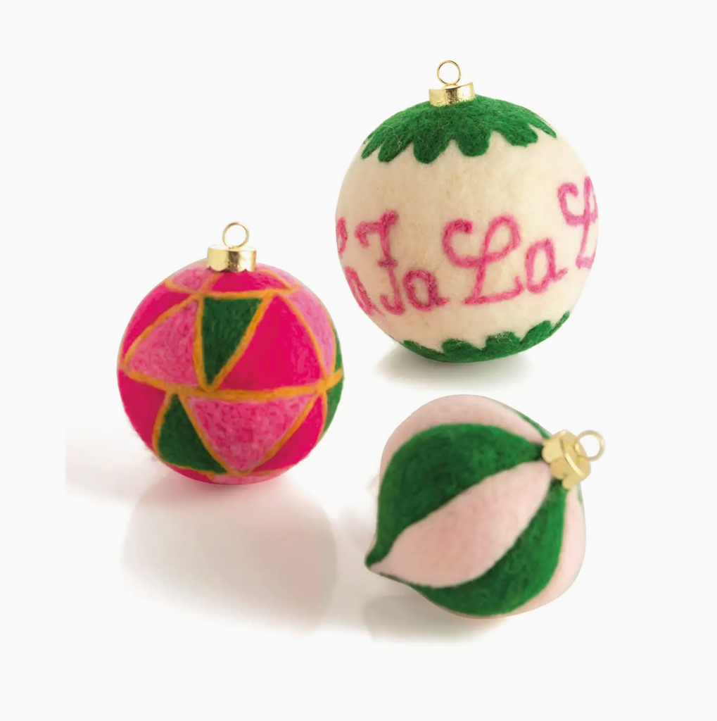 FA LA LA ORNAMENTS