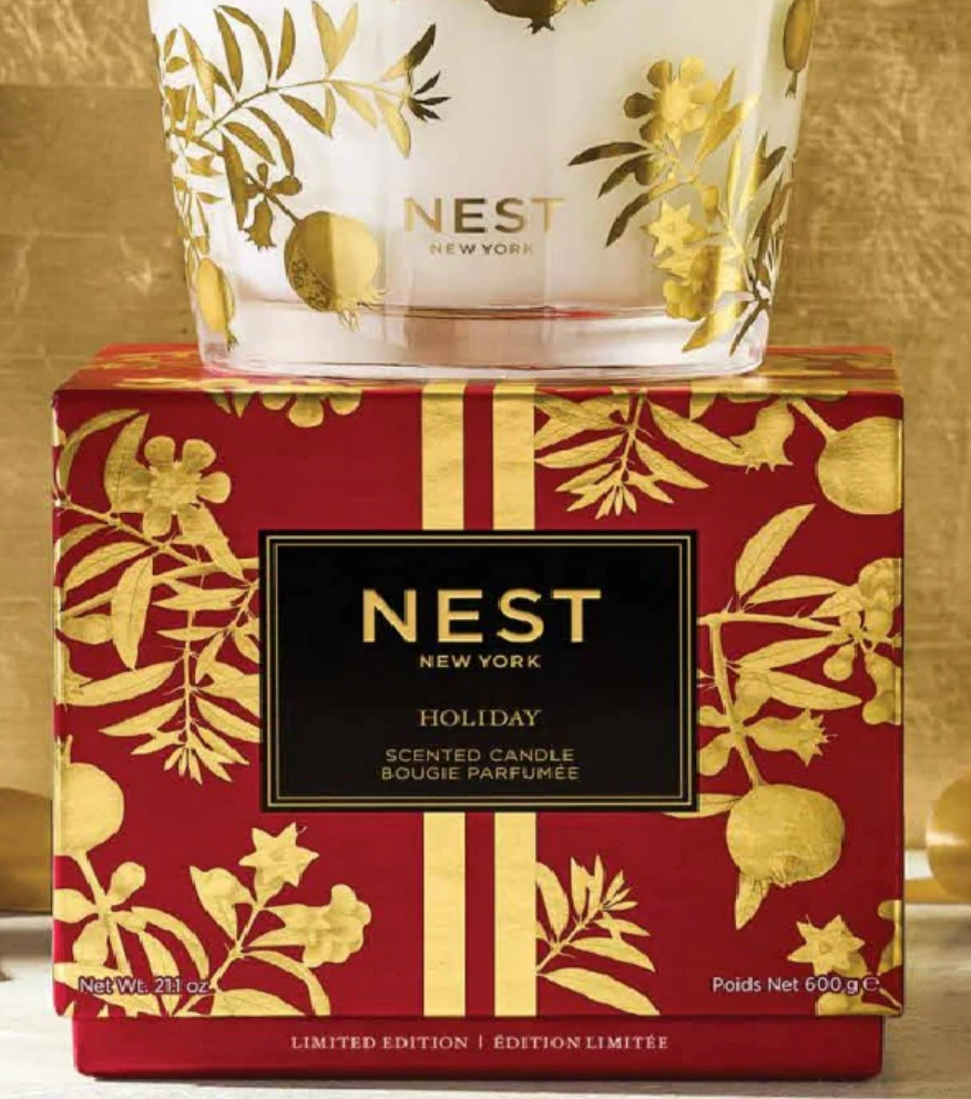 NEST 3 WICK CANDLE HOLIDAY