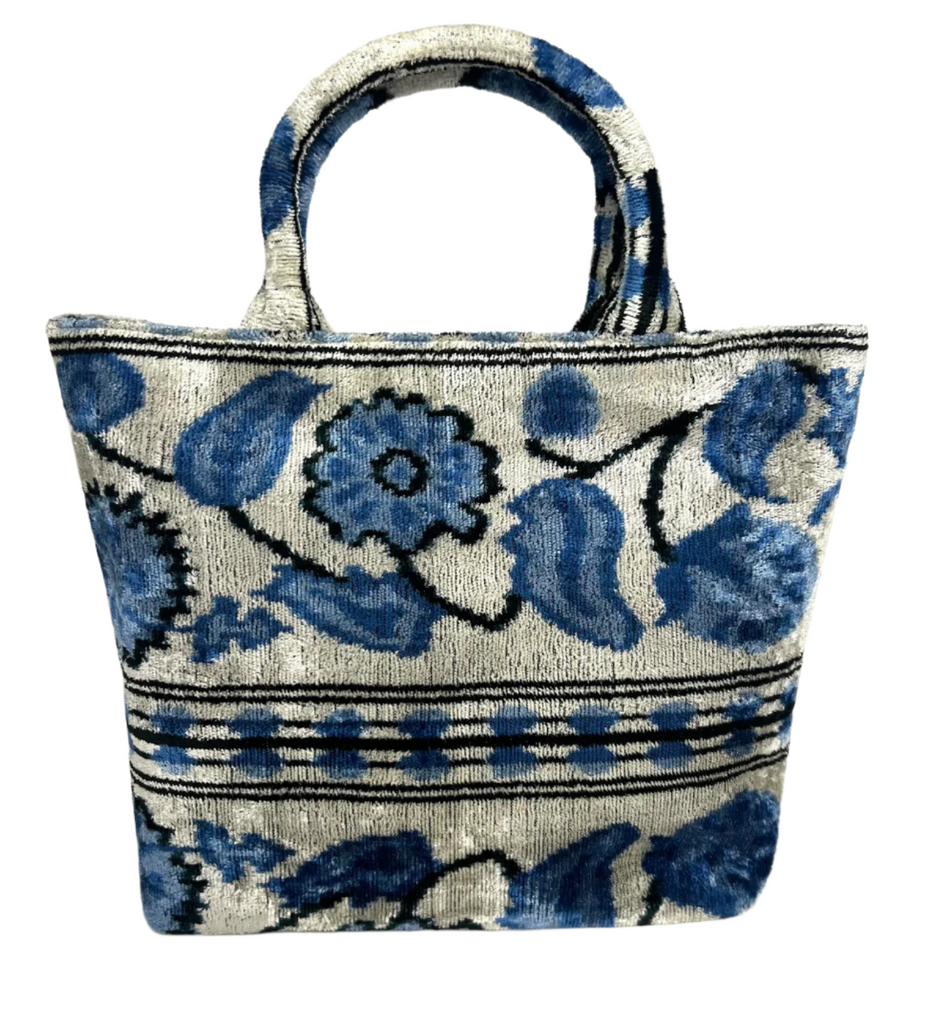 CYPRESS BAG - BLUE FLOWERS