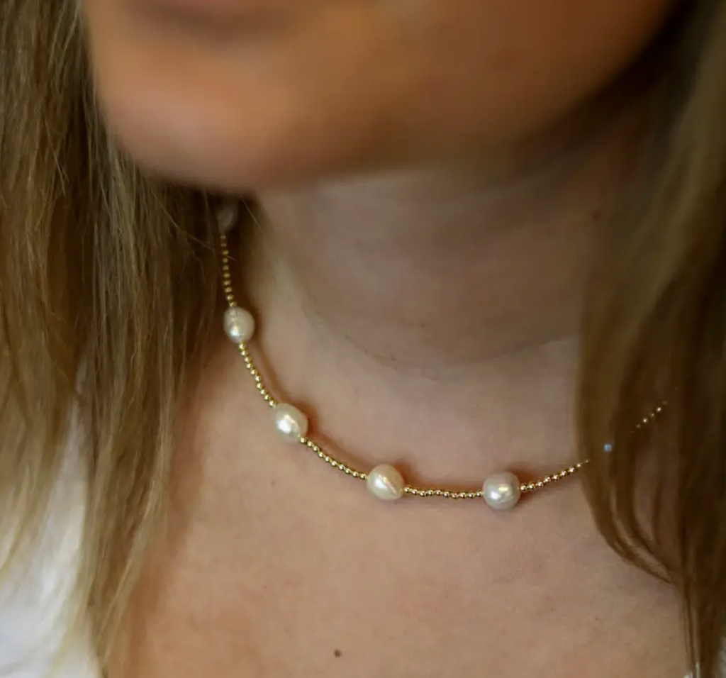 INSPIRE DESIGNS PEARLS OF JOY NECKLACE