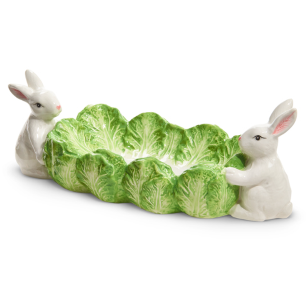 CABBAGE TRAY WITH BUNNIES