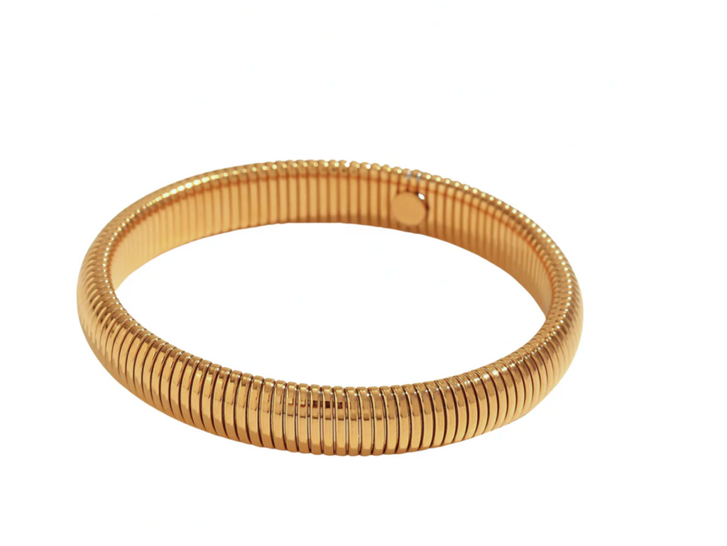 SINGLE TUBE BRACELET GOLD