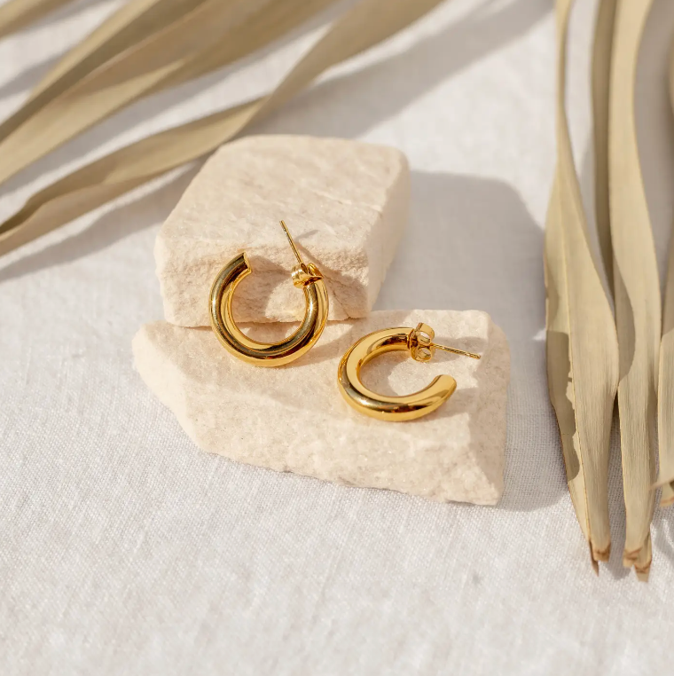 HIGH TIDE HOOPS - GOLD