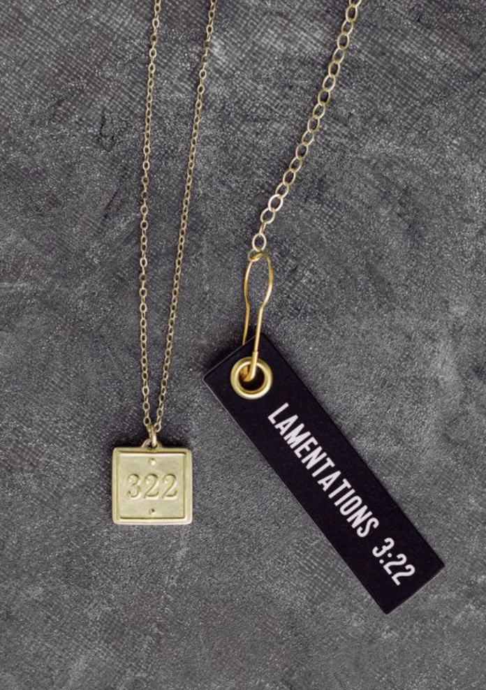 12" SCRIPTURE PENDANT NECKLACE