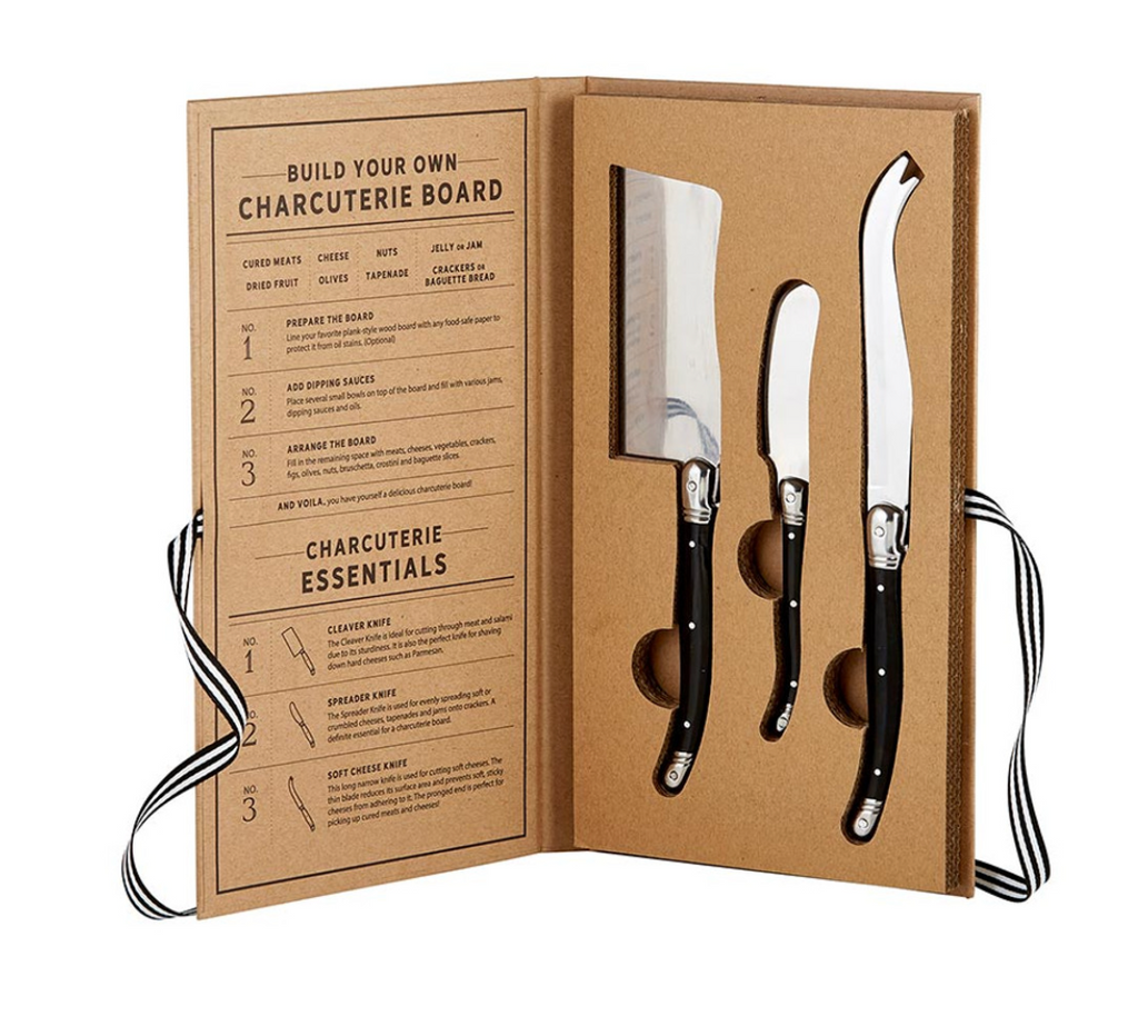 CHARCUTERIE KNIVES IN BOOK BOX