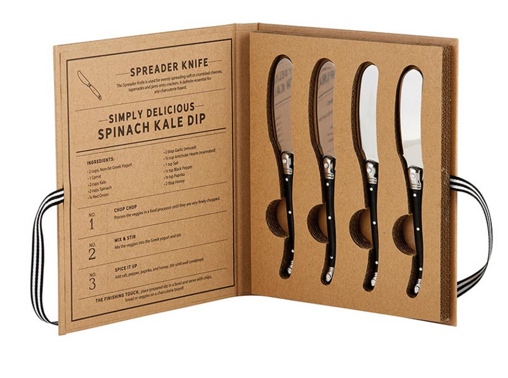 CHARCUTERIE SPREADERS IN BOOK BOX