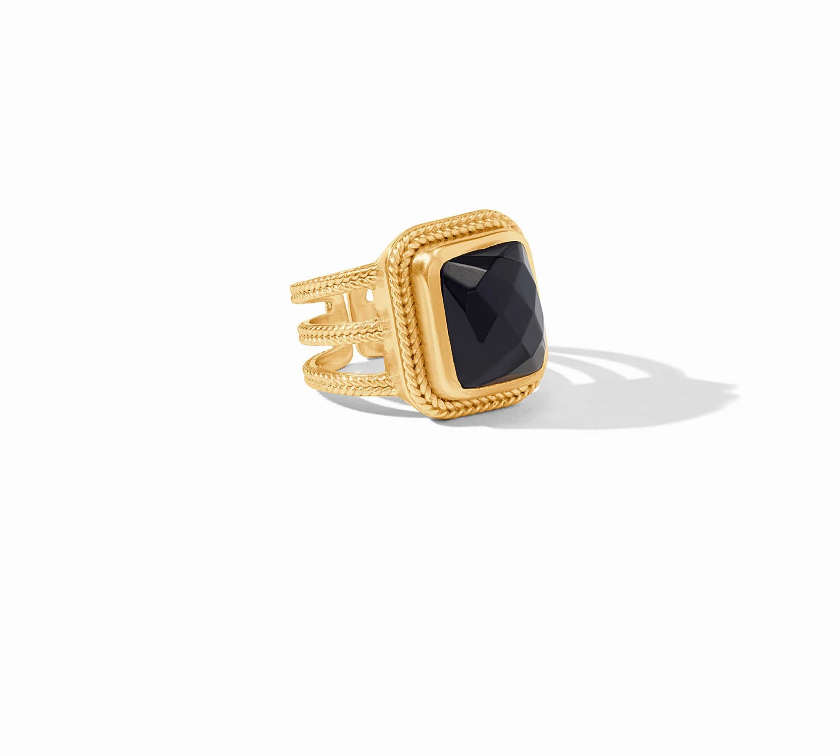 CHEVAL STATEMENT RING - OBSIDIAN BLACK