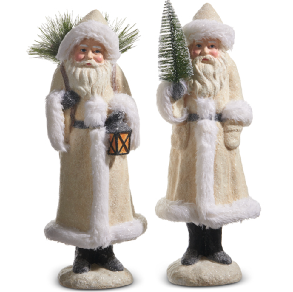 OLD WORLD SANTA WITH PINE