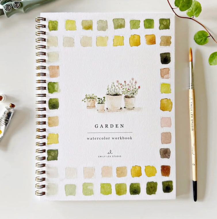 GARDEN WATERCOLOR WORKBOOK