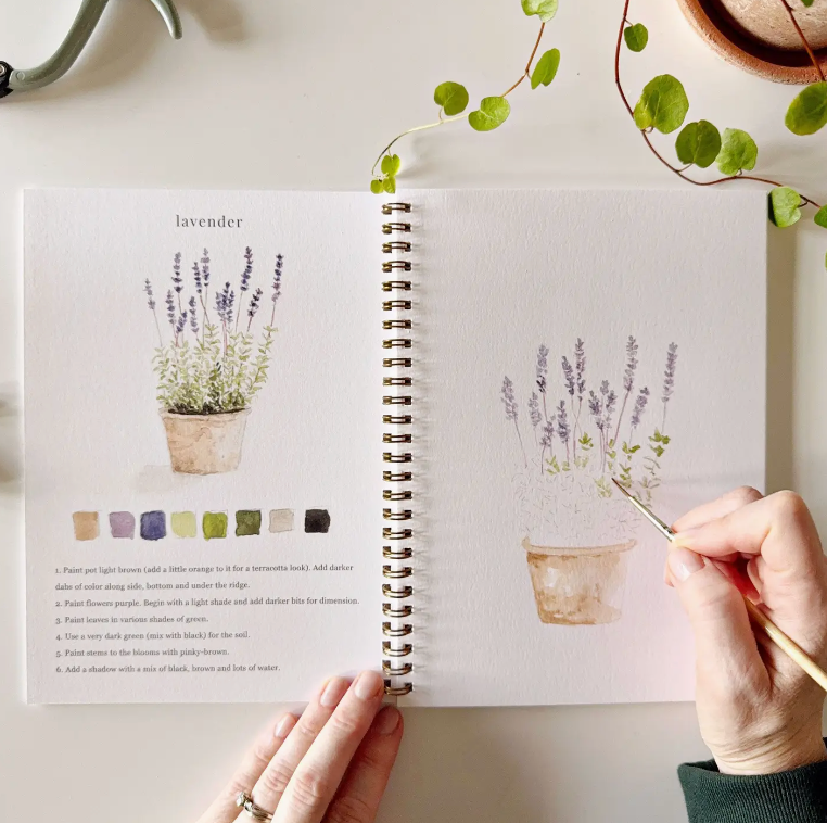 GARDEN WATERCOLOR WORKBOOK