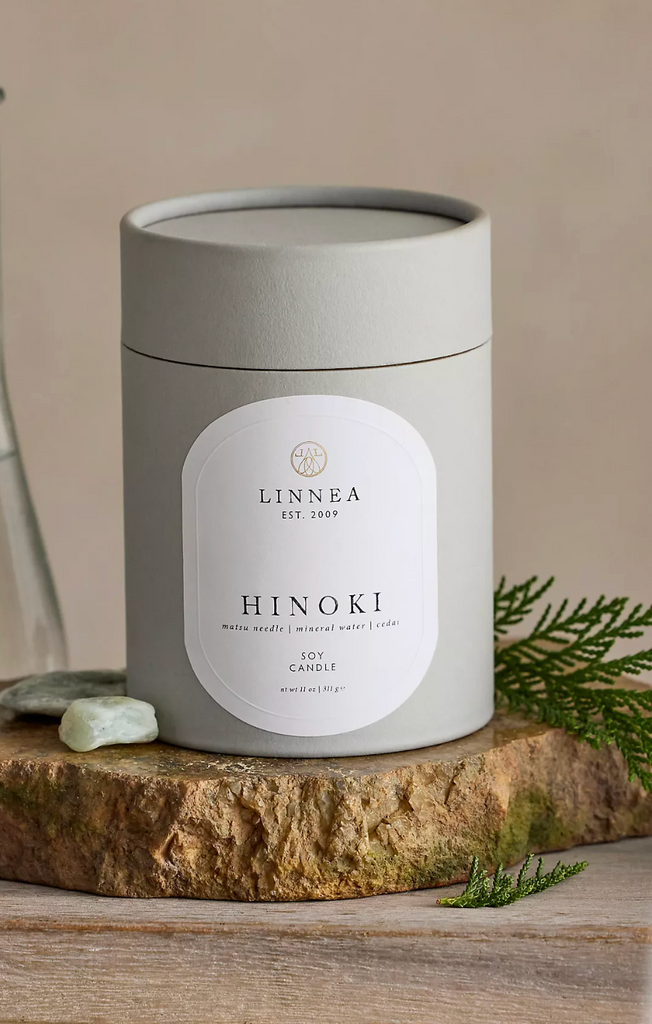 LINNEA HINOKI LARGE 2-WICK CANDLE