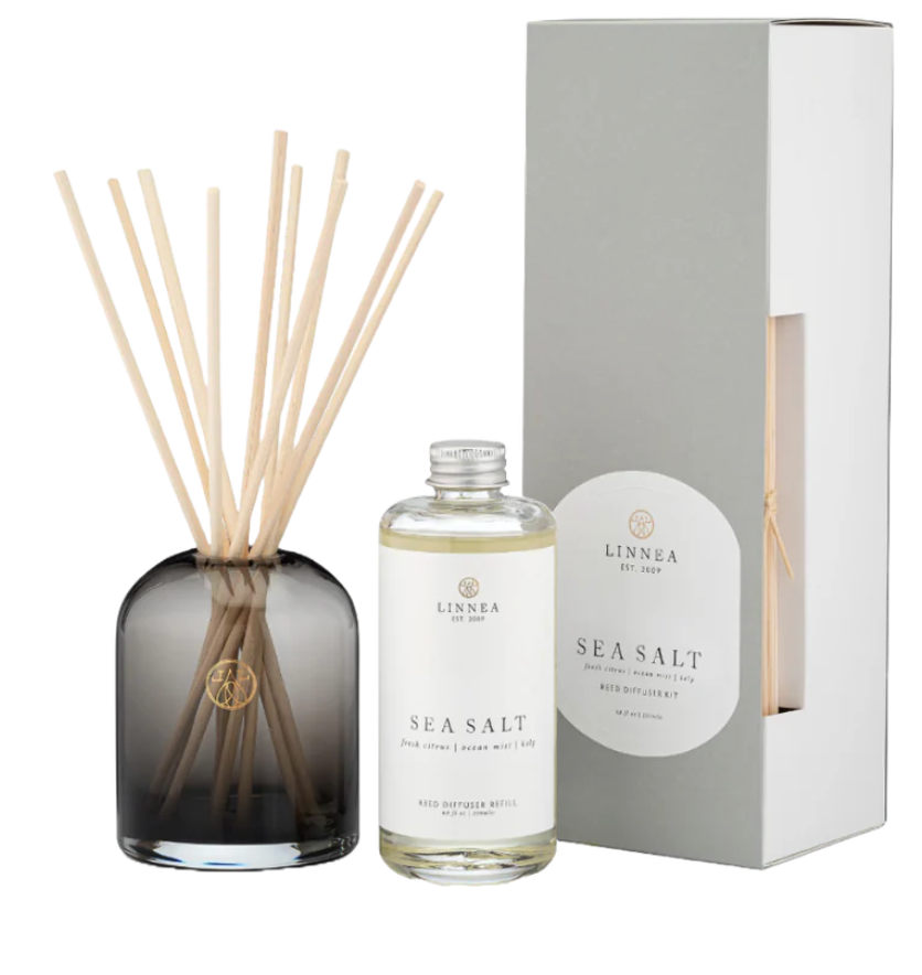 LINNEA SEA SALT REED DIFFUSER KIT