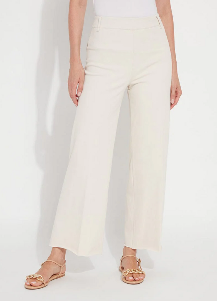 LYSSE' ERIN HI WAIST WIDE LEG DENIM - OAT