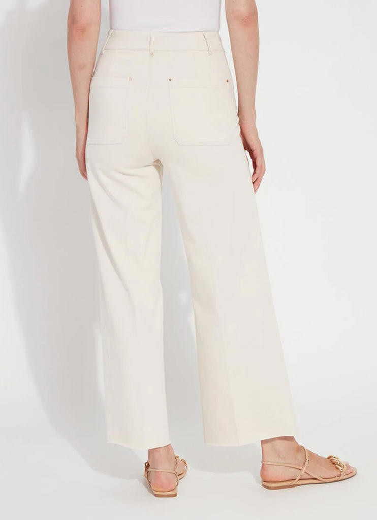 LYSSE' ERIN HI WAIST WIDE LEG DENIM - OAT