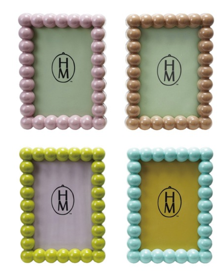 HOBNAIL PHOTO FRAME - 4 COLORS