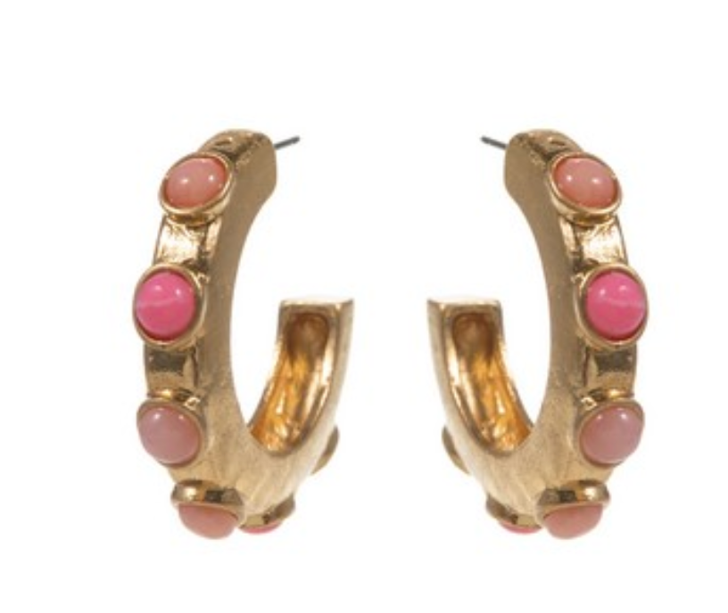 TATUM PINK MULTI EARRINGS