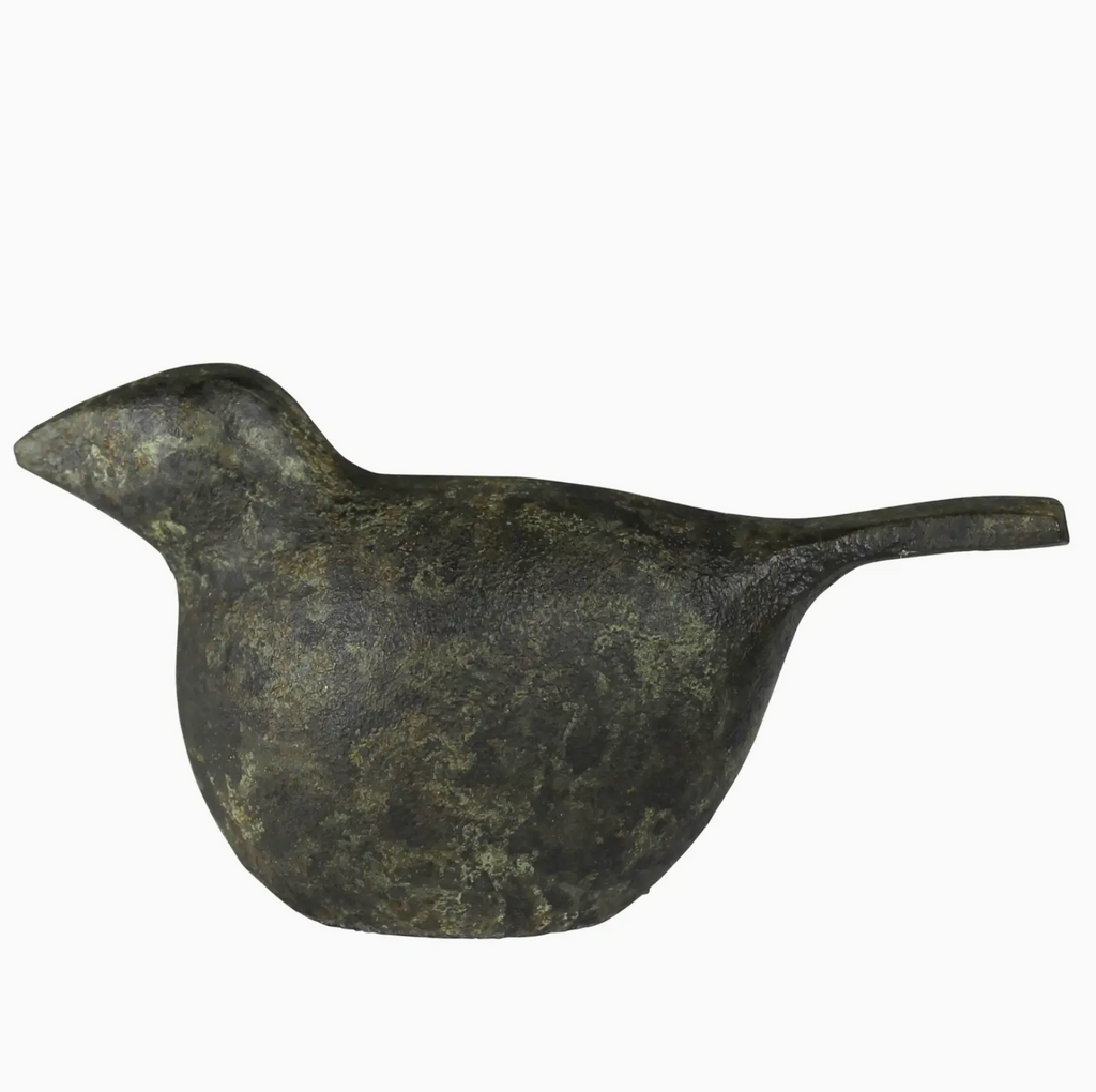 BIRD WITH GREEN PATINA