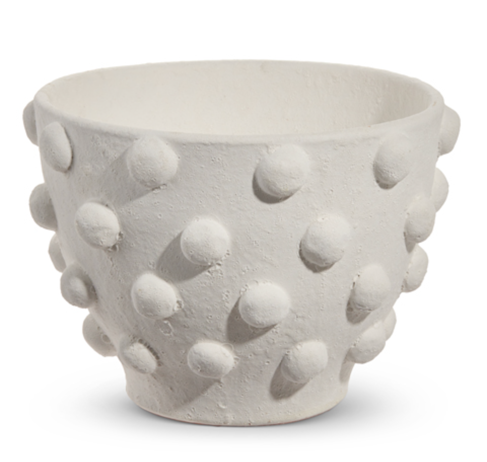 HOBNAIL TEXTURED PLANTER - IN STORE PICK UP ONLY!