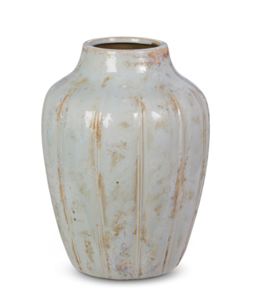 WHITEWASH VASE - IN STORE PICK UP ONLY!