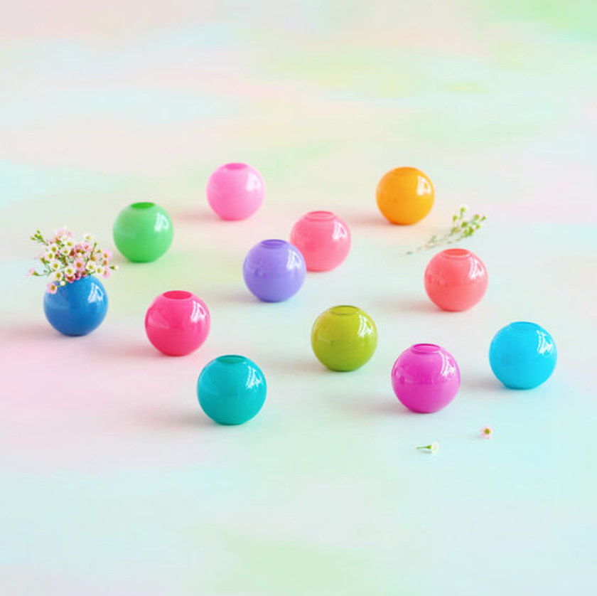 SUGAR PLUM BALL VASE