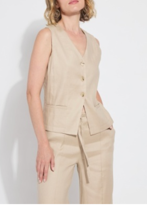 LYSSE' NIXIE LINEN GILET