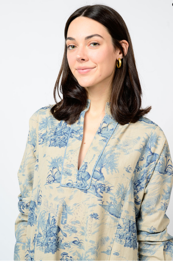 TOILE MIDI DRESS