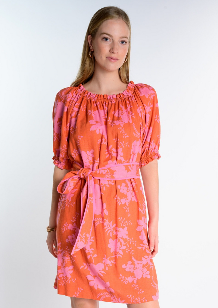 SO EASY DRESS - TOMATO