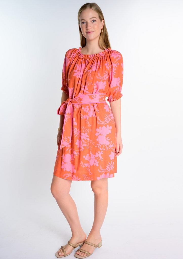 SO EASY DRESS - TOMATO