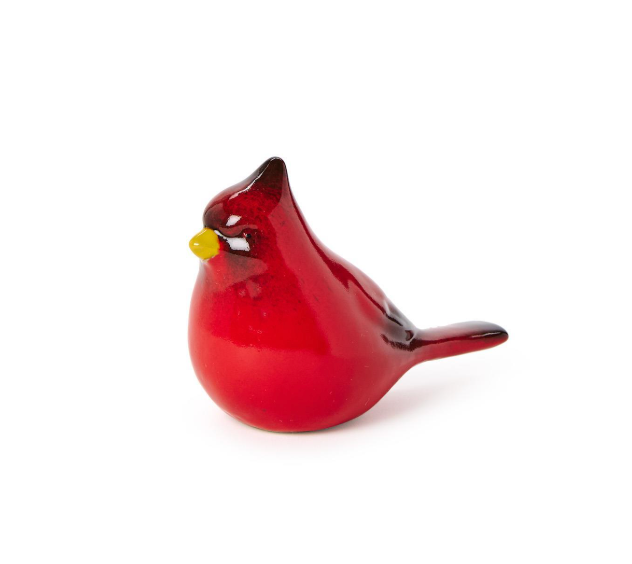 HAND PAINTED RED CARDINAL