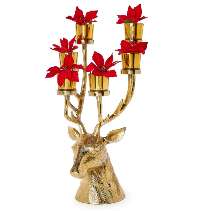 STAG CANDELABRUM WITH 6 TEALIGHT CANDLEHOLDERS - IN STORE PICK-UP ONLY