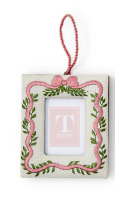 EMBROIDERED PHOTO FRAME ORNAMENT