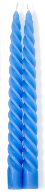 SET OF 2 TWIST TAPER CANDLES IN GIFT BOX