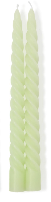 SET OF 2 TWIST TAPER CANDLES IN GIFT BOX