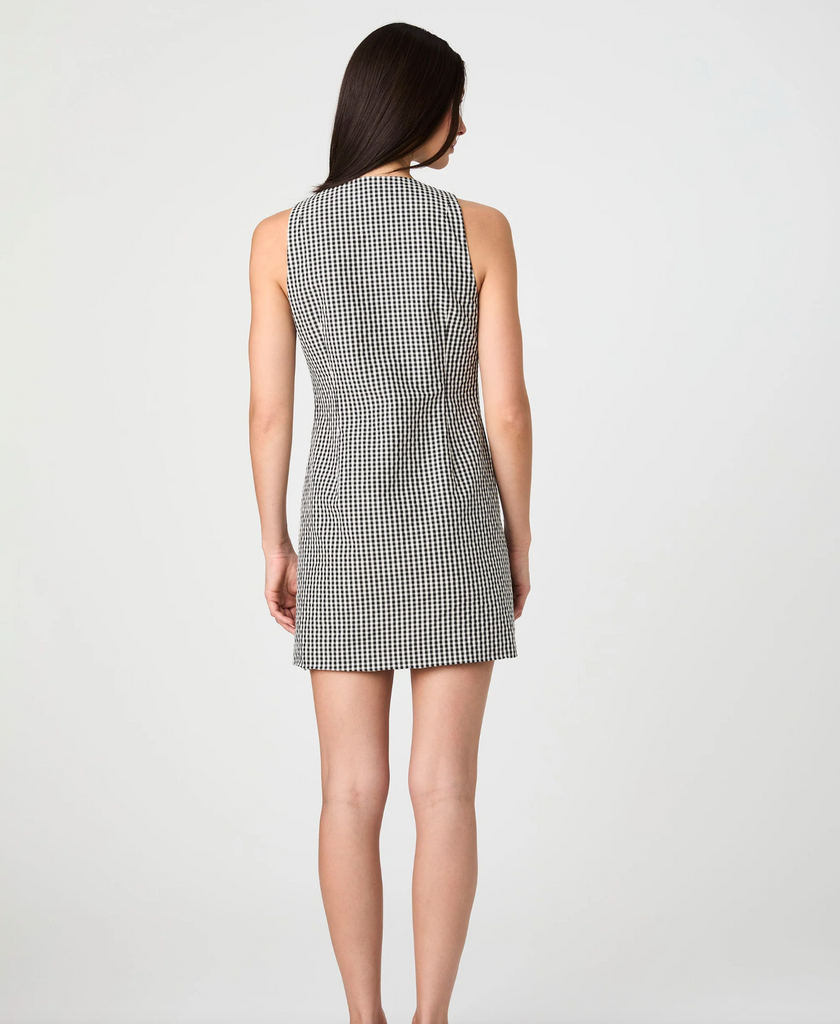 GINGHAM MINI DRESS