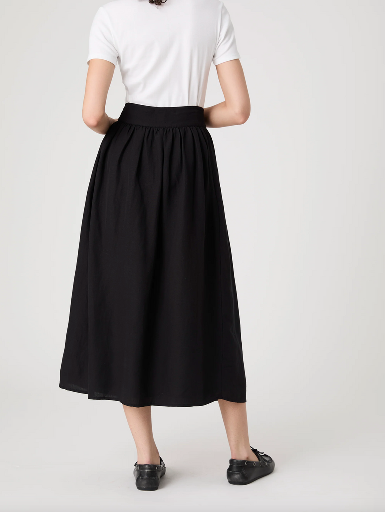 BIRDIE LINEN MAXI SKIRT
