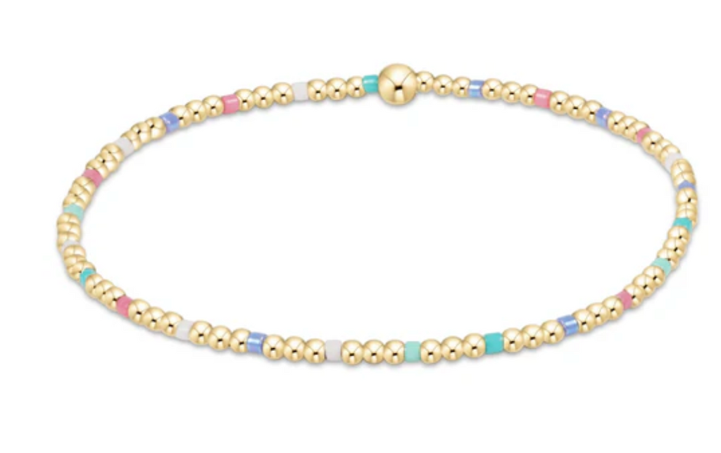 E NEWTON HOPE SINCERITY PATTERN 2 MM BEAD BRACELET