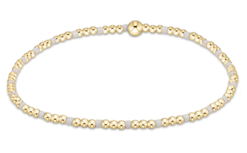 E NEWTON HOPE SINCERITY PATTERN 2 MM BEAD BRACELET