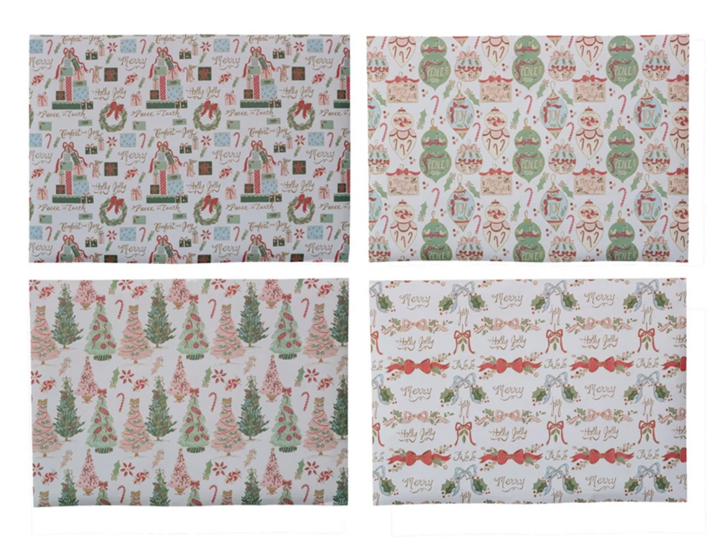 WRAPPING PAPER SHEETS - HOLIDAY STYLES