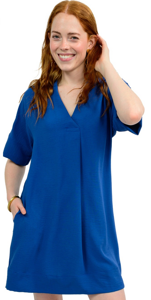 POPOVER DOLMAN DRESS - NAUTICAL