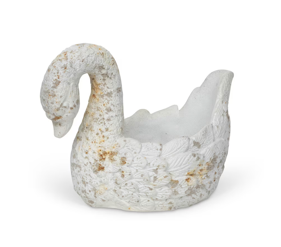 IVORY SWAN DISH