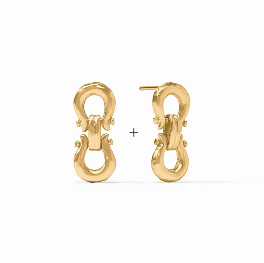 JULIE VOS SARATOGA EARRING - GOLD