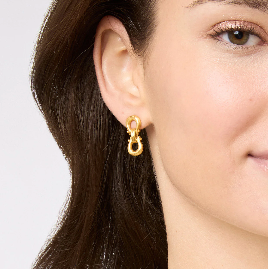JULIE VOS SARATOGA EARRING - GOLD