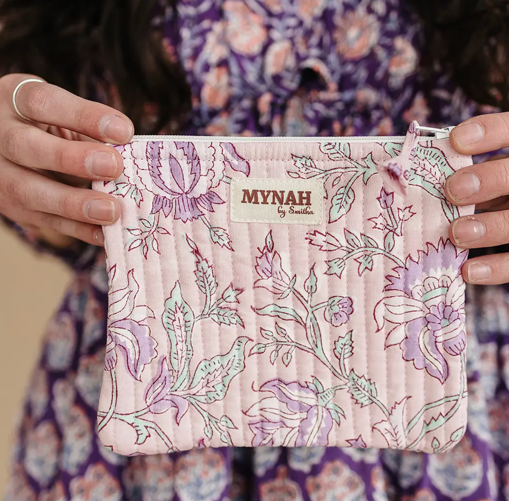 QUILTED COIN PURSE - ASSORTED COLORS