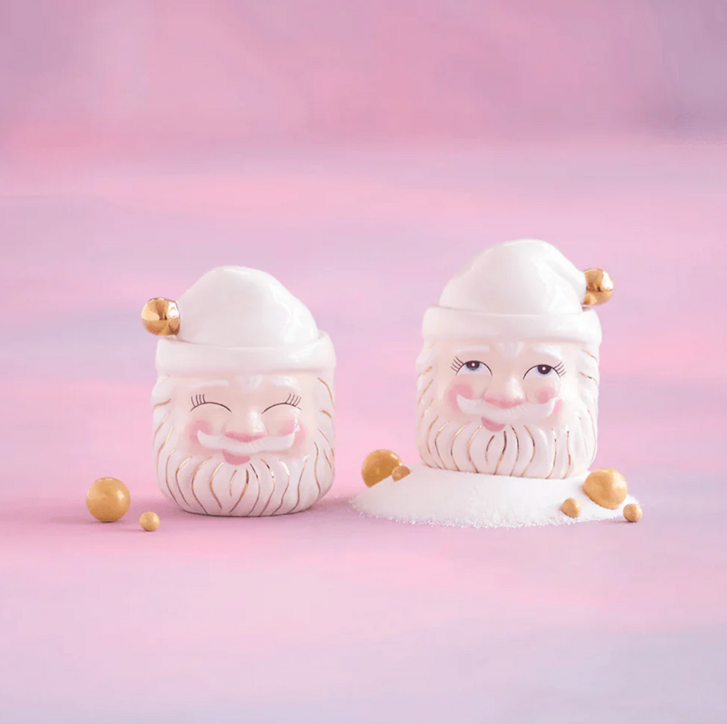 CREAM PAPA NOEL CANDY JAR
